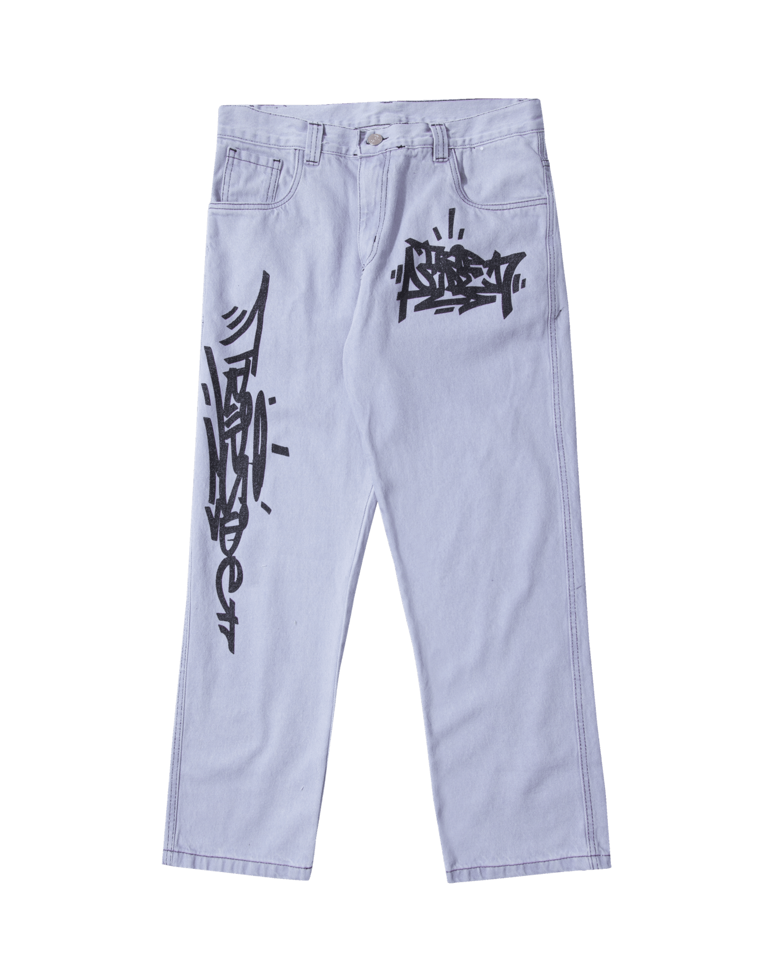 Calça Reta Trip Side - Jeans Gelo