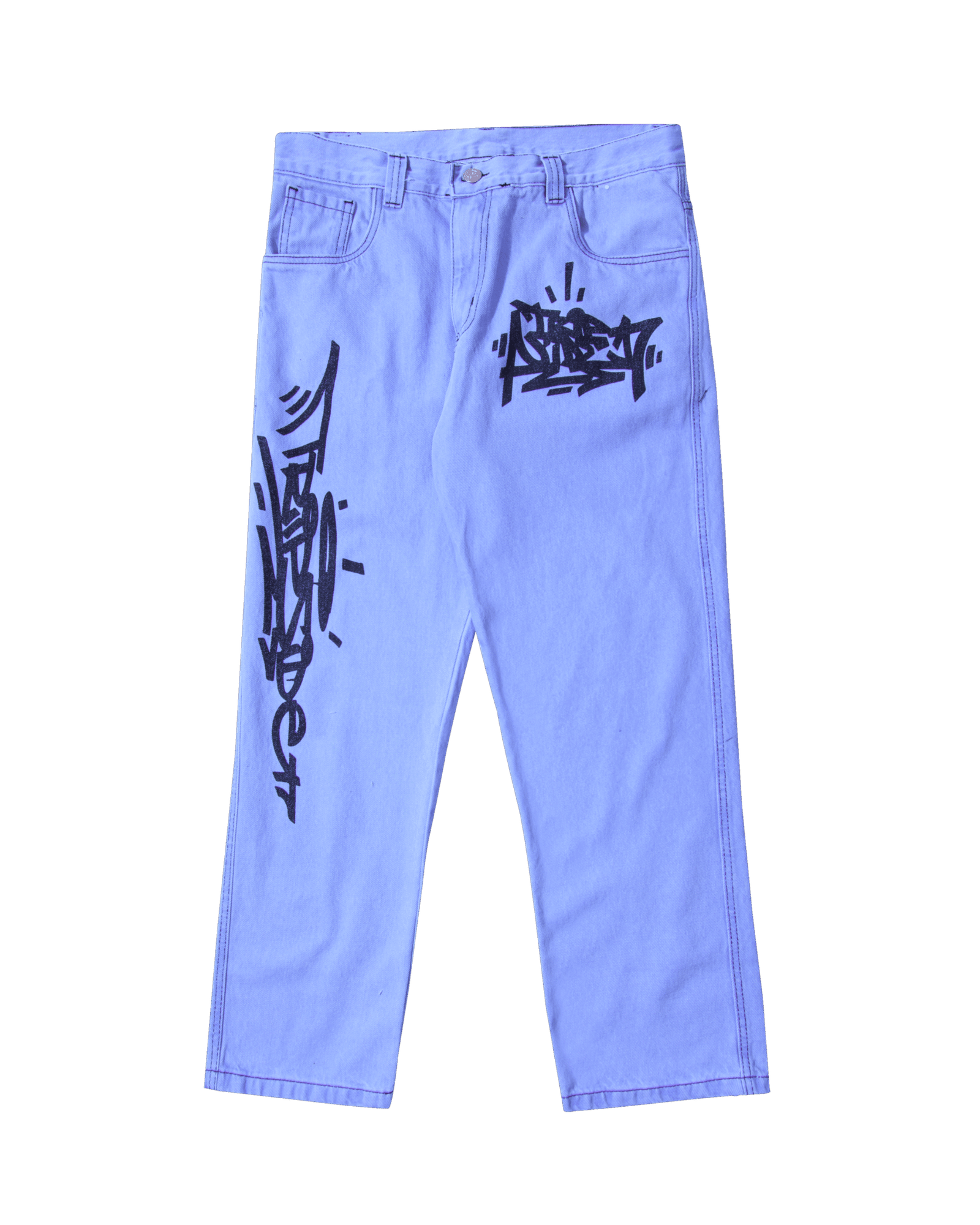 Calça Reta Trip Side - Jeans Sky
