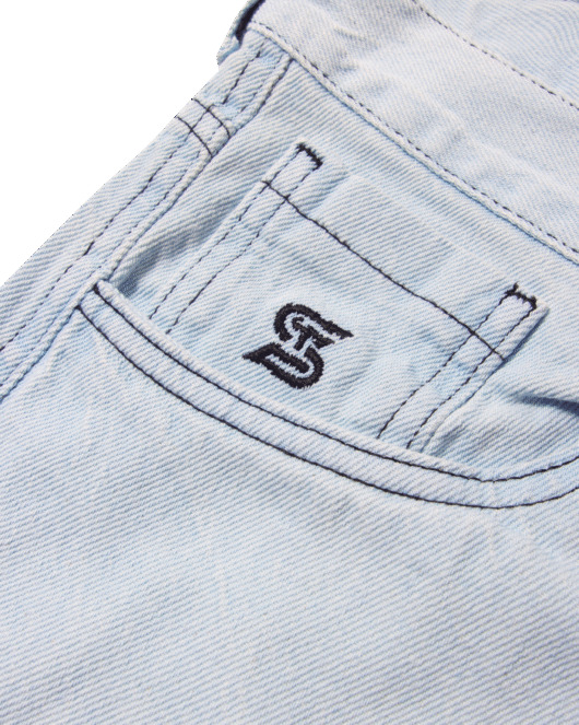 Calça Reta Trip Side - Jeans Gelo - Imagem 3
